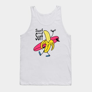 Banana surfing Tank Top